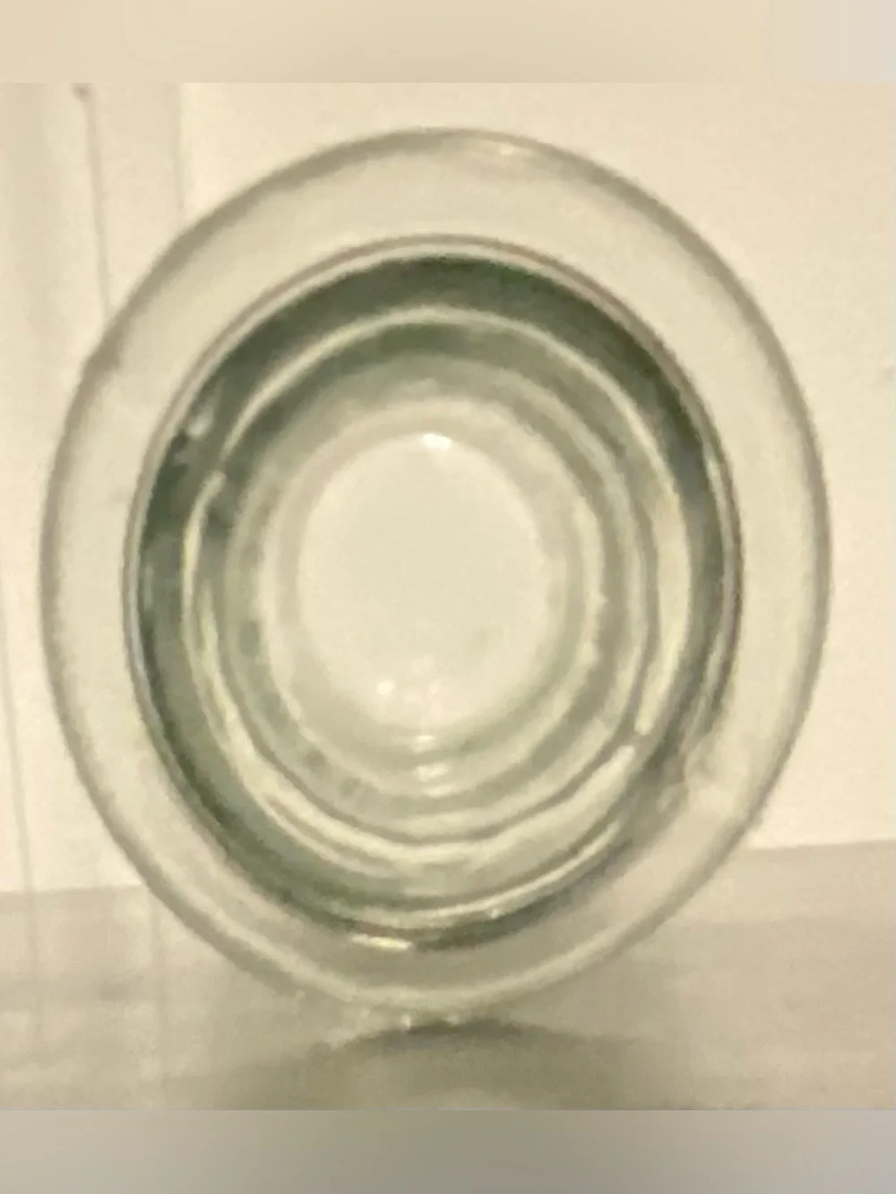 Clear Glass Bud Vase - Slim Neck, Rounded Base